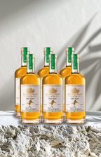 Bottles of El Centurion 102. on a textured surface with a neutral background